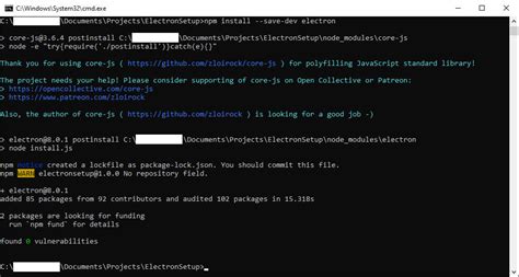 electron uninstall|npm install electron.